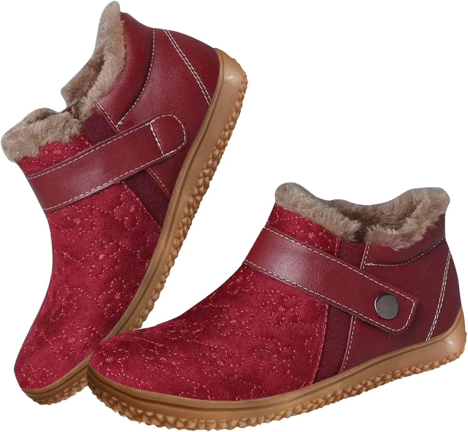 Womens Waterproof Winter Boots with Arch Support Wide Width Non Slip Winter Work Boots for Women Winter Boots for Women 8.5 Wide Outdoor Boots Women Warm Botas Nieve Mujer