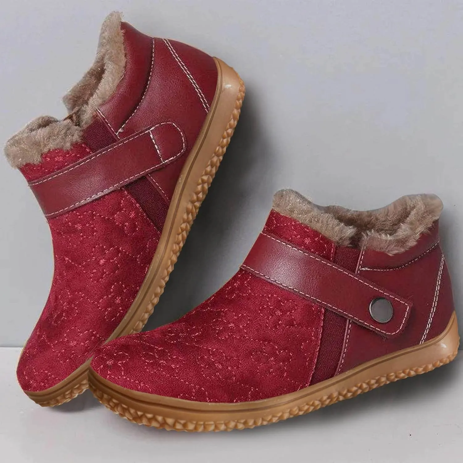 Womens Waterproof Winter Boots with Arch Support Wide Width Non Slip Winter Work Boots for Women Winter Boots for Women 8.5 Wide Outdoor Boots Women Warm Botas Nieve Mujer