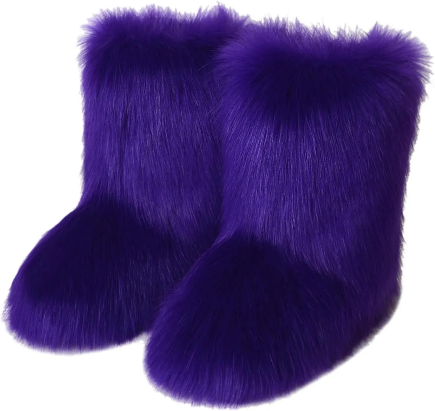 Womens Winter Snow Boots Fur Lined Women's Non Slip Work Boots Waterproof Snow Boots for Women Wide Feet Wedge Heel Winter Boots for Women Platform Ankle Winter Boots for Women