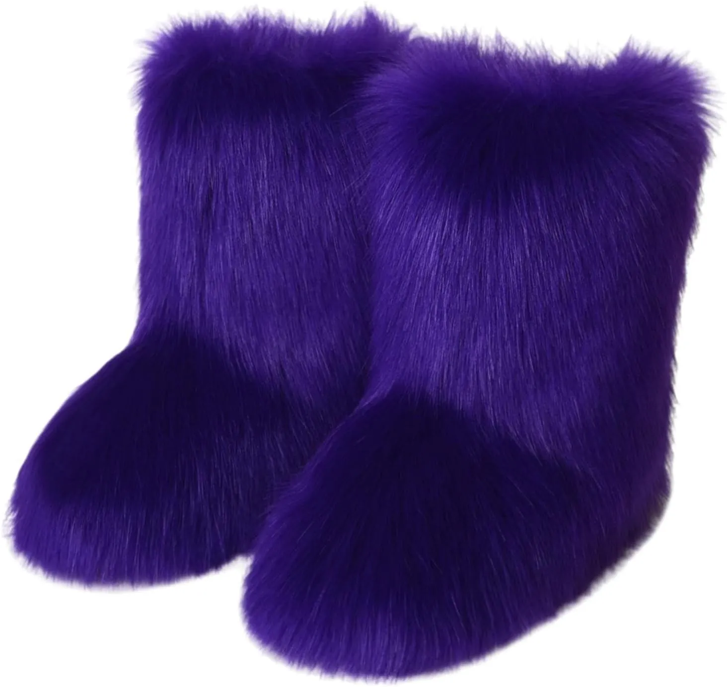 Womens Winter Snow Boots Fur Lined Women's Non Slip Work Boots Waterproof Snow Boots for Women Wide Feet Wedge Heel Winter Boots for Women Platform Ankle Winter Boots for Women