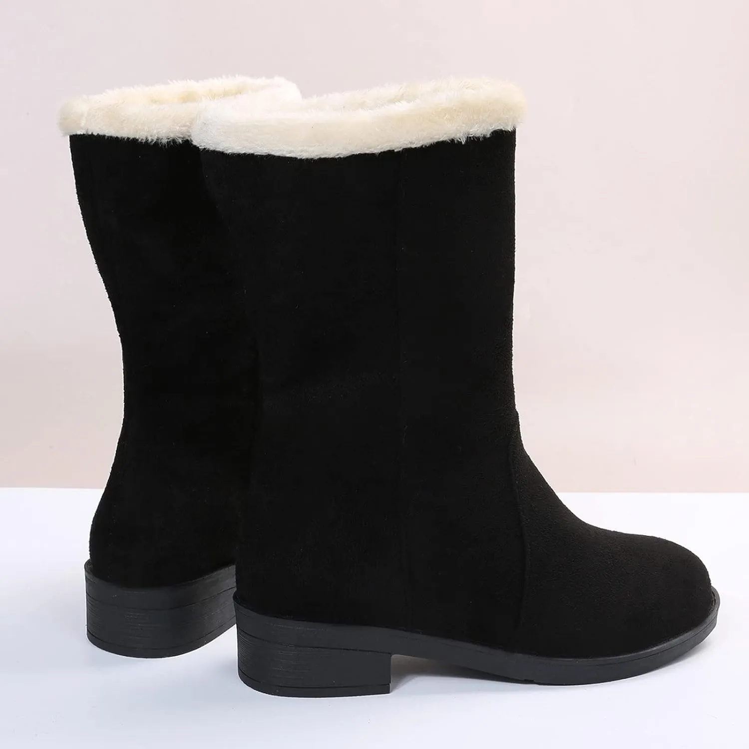 Womens Winter Snow Boots Slip ons Size 12 Wide Snow Boots for Women Womens Winter Boots 8.5 Wide Winter Boots for Women Waterproof Botas De Invierno Impermeables De Mujer
