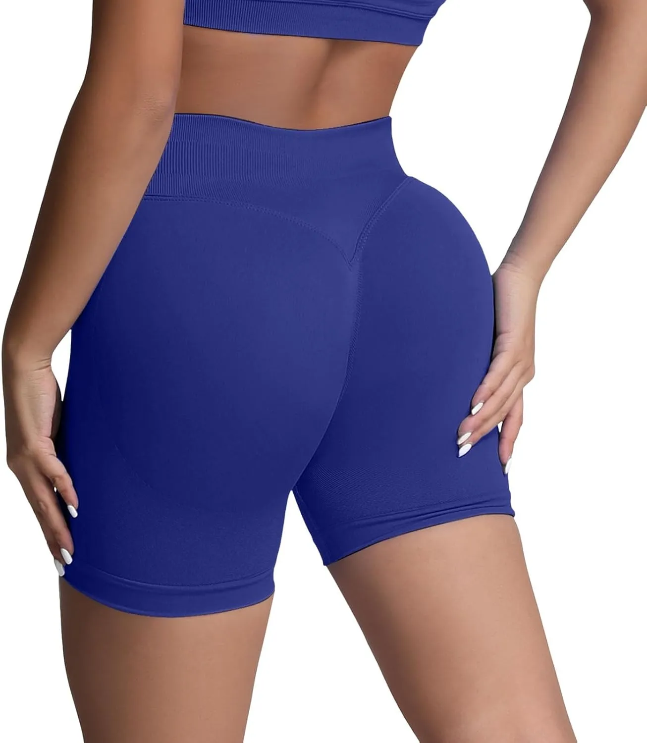 Workout Shorts Legging for Women Scrunch Seamless Athletic Running Shorts Soft High Waist Stretch Gym Shorts