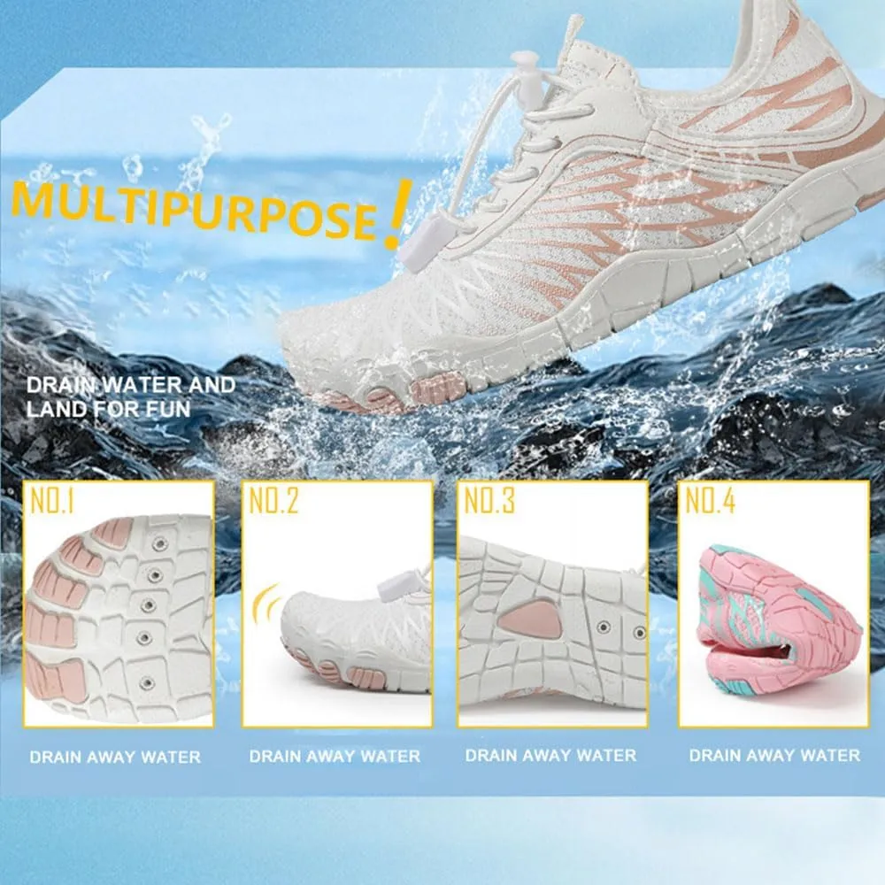 Zureto Grounding Shoes, Grounding Shoes with Copper, Hike Barefoot Footwear Waterproof Trail Running Women Mens